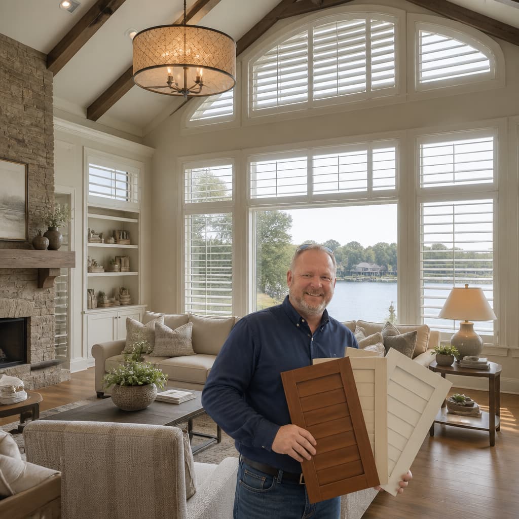 Plantation Shutters Lake Norman In-Home Consultation